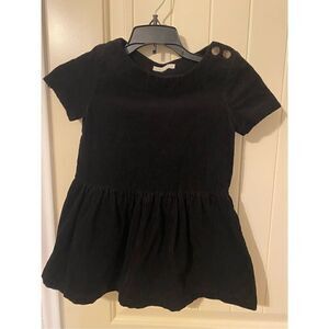 Copper Key Children’s Black Corduroy Dress - Size 4